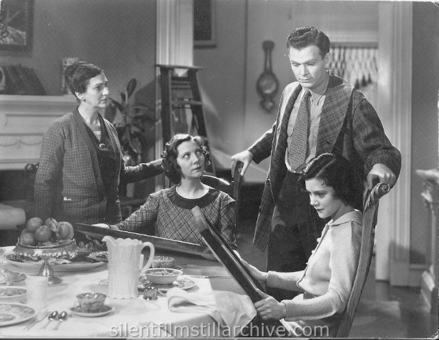 Beulah Bondi, Helen Shipman,  Russel Hardie and Helen Mack in CHRISTOPHER BEAN (1933)