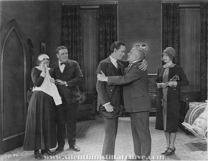 Ruth Handforth, Bud Jamison, John Harron, Sidney De Gray, and Jane Novak in CLOSED GATES (1927)