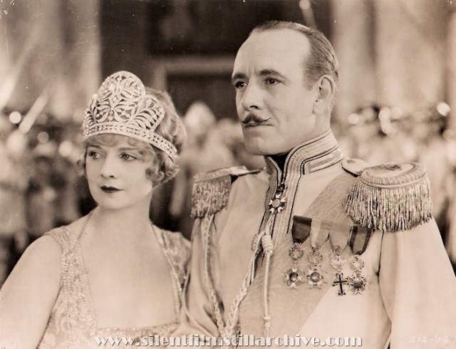 Alice Terry and Lewis Stone in CONFESSIONS OF A QUEEN (1924)