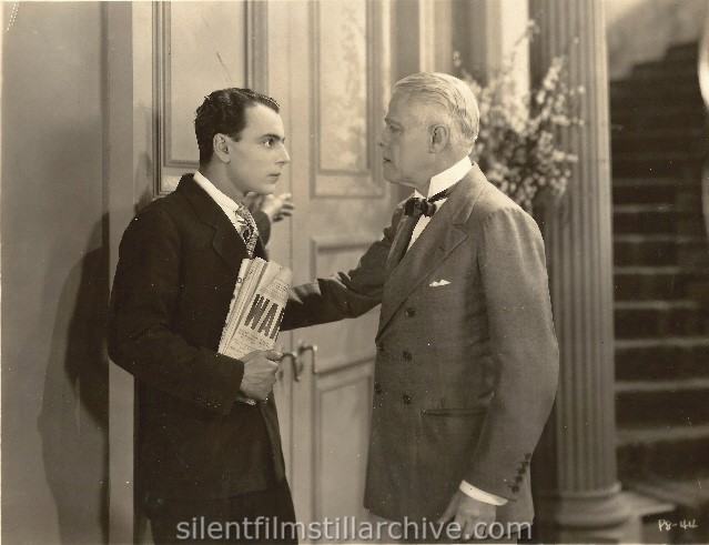 William Collier, Jr. and Vincent Serrano in CONVOY (1927)