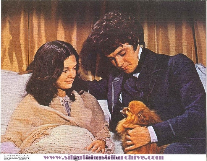 Lobby card for DAVID COPPERFIELD (1969) with Pamela Franklin and Robin Phillips