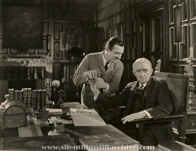 Raymond Griffith and Alec B. Francis in THE ETERNAL THREE (1923)