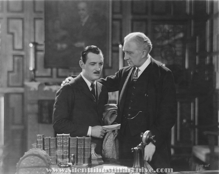 Raymond Griffith and Alec B. Francis in THE ETERNAL THREE (1923)