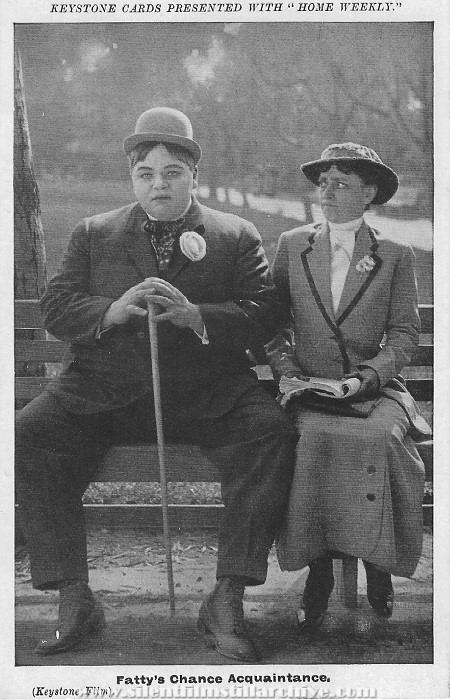 Roscoe "Fatty" Arbuckle and Billie Bennett in FATTY'S CHANCE ACQUAINTANCE (1915)
