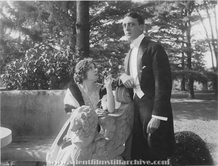 Marguerite Snow and William Courtenay in THE HUNTING OF THE HAWK (1917)