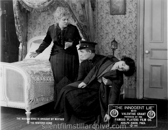 Valentine Grant in THE INNOCENT LIE (1916)