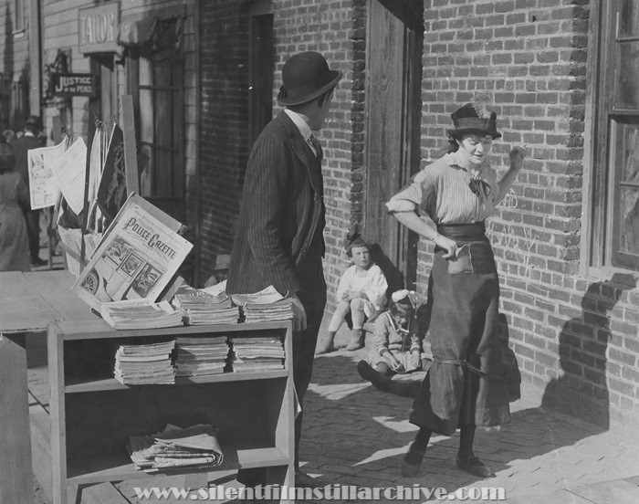 Robert Harron and Mae Marsh in INTOLERANCE (1916)
