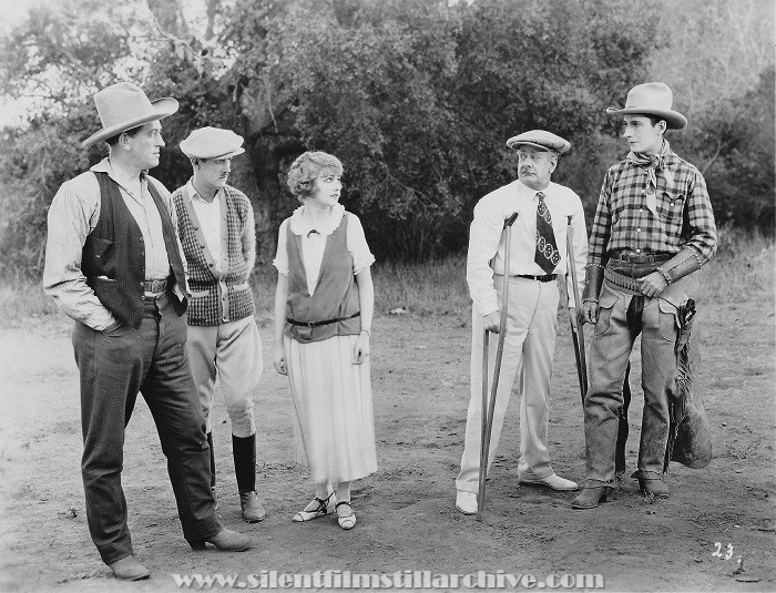 Pat Hartigan, Charley Chase, Edna Murphy, Sidney De Gray and Leon Bary in THE KING OF THE WILD HORSES (1924)