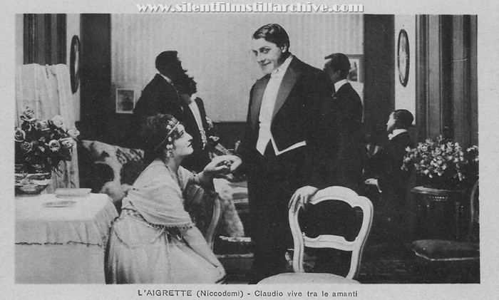 Postcard for L'AIGRETTE (1917) with André Habay
