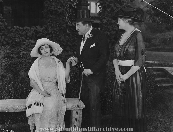 Florence Vidor, Joseph Kilgour, and Margaret Campbell in LYING LIPS (1921)