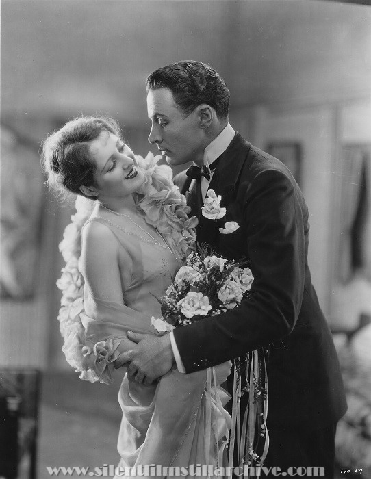 Billie Dove and Rod LaRoque in THE MAN AND THE MOMENT (1929)