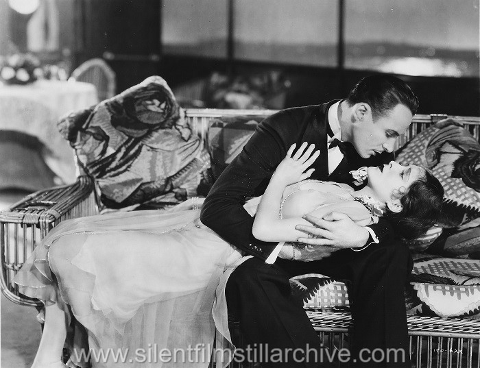 Rod LaRoque and Billie Dove in THE MAN AND THE MOMENT (1929)