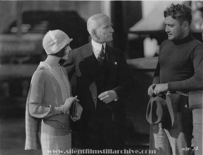 Mary Brian, Charles Hill Mailes and Richard Dix in MAN POWER (1927).