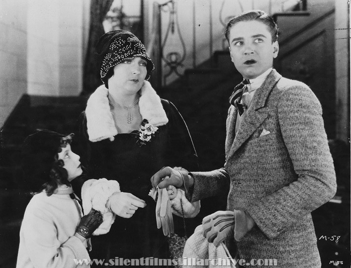 Joyce Coad, Belle Bennett, and William Bakewell in MOTHER (1927)