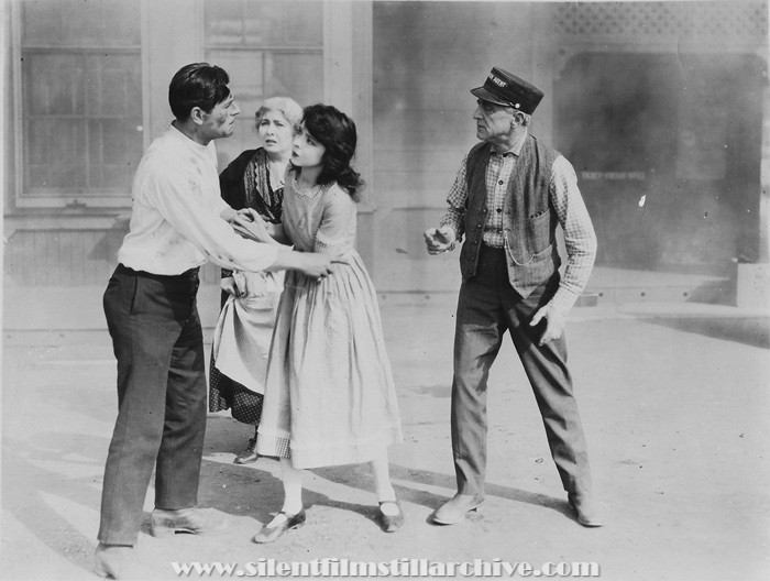 Warner Baxter, Colleen Moore, and Robert Dudley in THE NINETY AND NINE (1922)