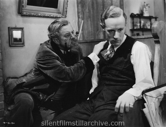 Reginald Owen and Leslie Howard in OF HUMAN BONDAGE (1934)