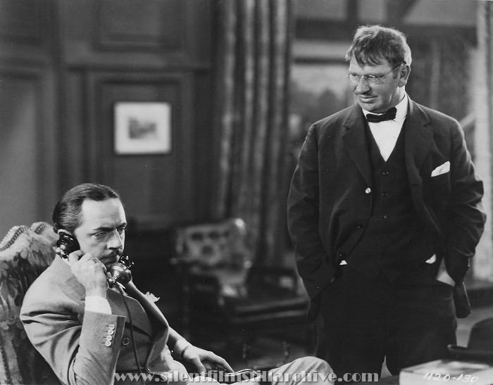William Powell and Wallace Beery in PARTNERS IN CRIME (1928)