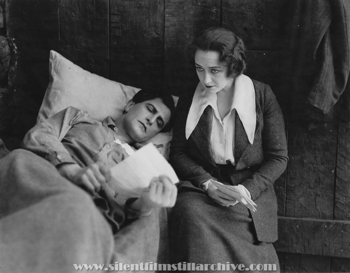 Thomas Holding and Pauline Frederick in THE PEACE OF ROARING RIVER (1919)