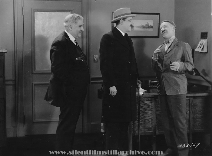 Joseph Smiley, unknown, and W. C. Fields in THE POTTERS (1927)