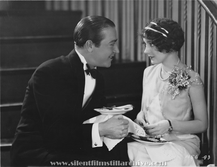 James Hall and Betty Bronson eating in RITZY (1927)