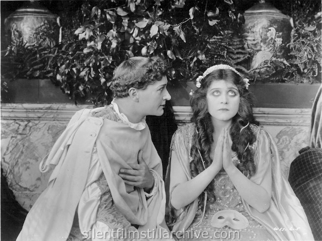 Harry Hilliard and Theda Bara in ROMEO AND JULIET (1916)