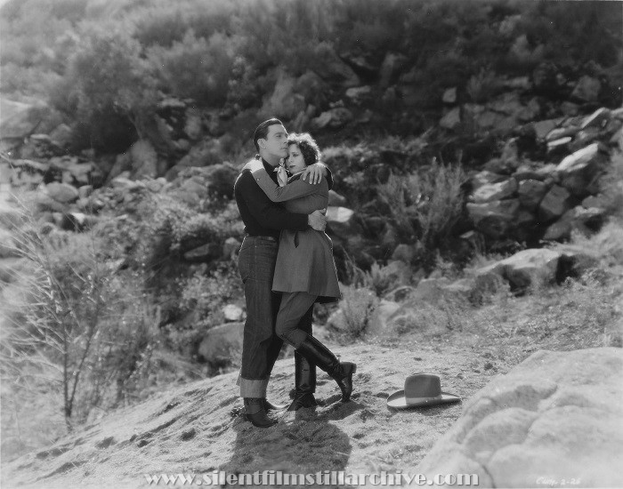 George O'Brien and Anita Stewart in RUSTLING FOR CUPID (1926).