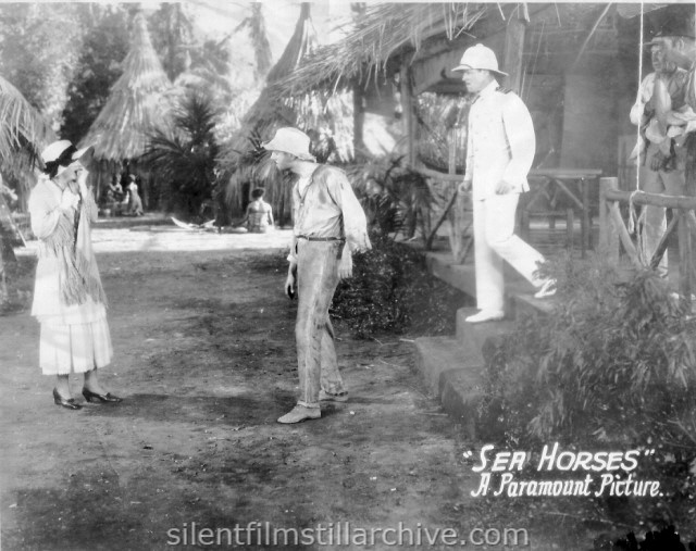 Florence Vidor, William Powell and Jack Holt in SEA HORSES (1926)