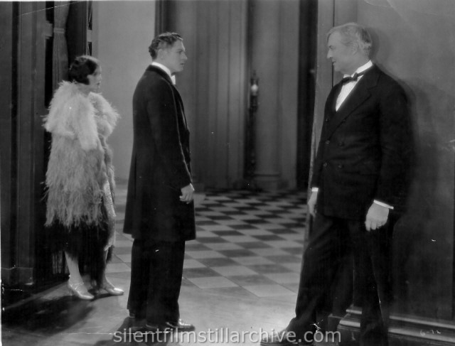 Corinne Griffith, John Bowers and Hobart Bosworth in THREE HOURS (1927)