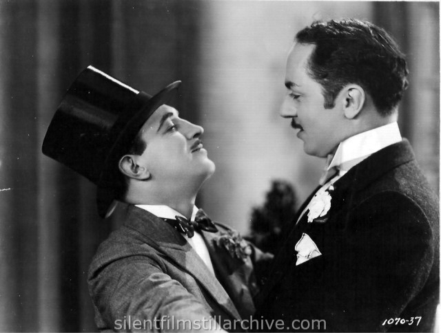 Raymond Griffith and William Powell in TIME TO LOVE (1927)
