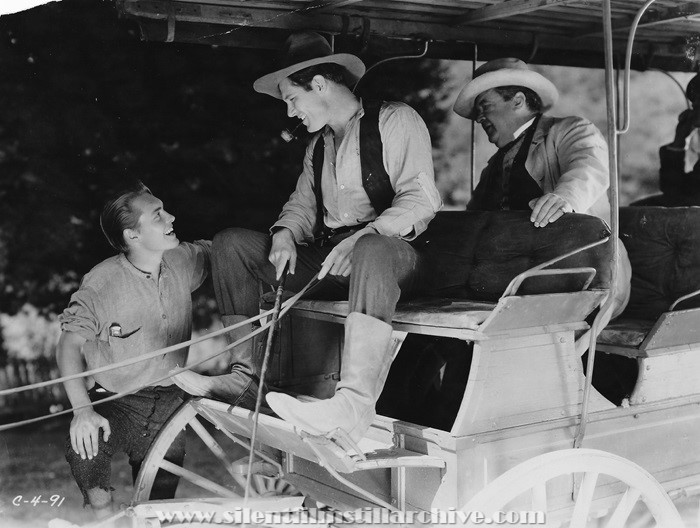 Richard Cromwell and Tom Keene in TOL'ABLE DAVID (1930)