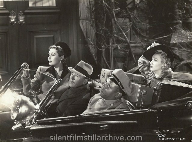 TOPPER RETURNS (1940) with Joan Blondell, Roland Young, Eddie "Rochester" Anderson and Carole Lombard.