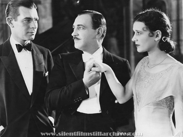Lawrence Gray, Raymond Griffith, and Marceline Day in TRENT'S LAST CASE (1929)