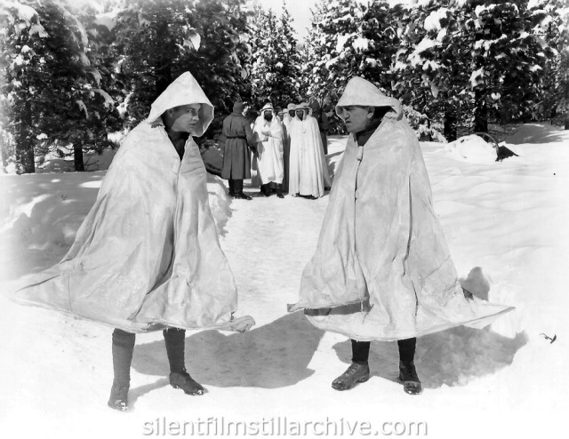 William Boyd and Louis Wolheim in TWO ARABIAN KNIGHTS (1927)