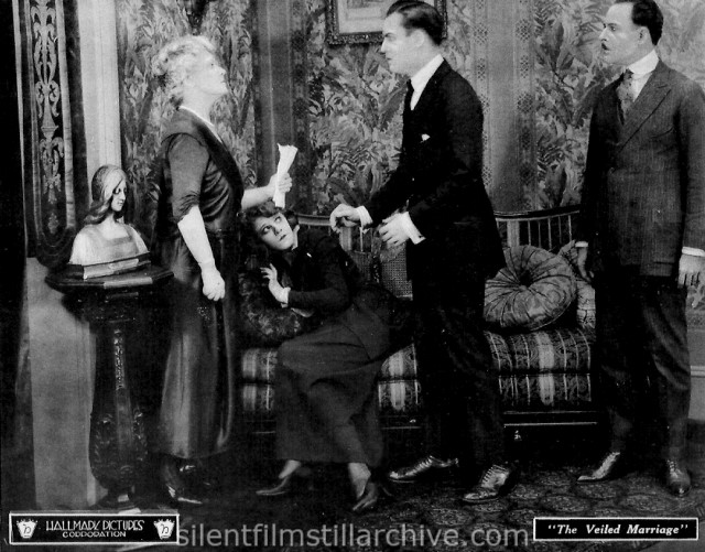 Anna Lehr and Ralph Kellard in THE VEILED MARRIAGE (1920)
