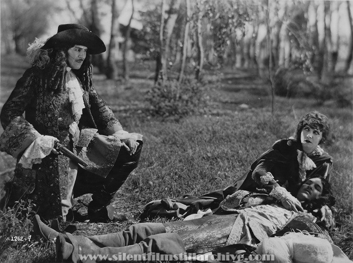 Lawrence Grant, Julanne Johnston, and John Roche in THE VISION (1926)