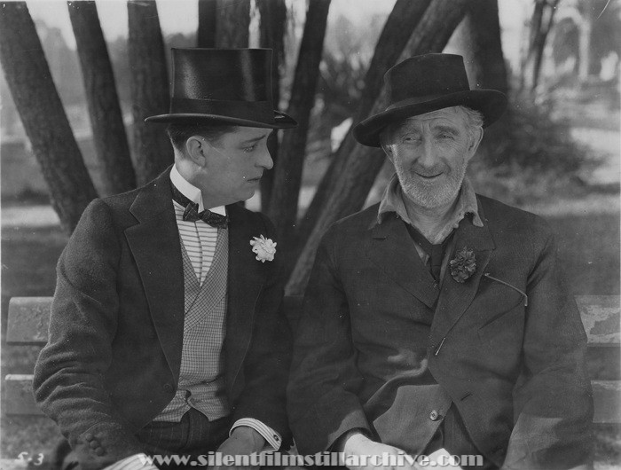 Bryant Washburn and Alec B. Francis in WANDERING FOOTSTEPS (1925)