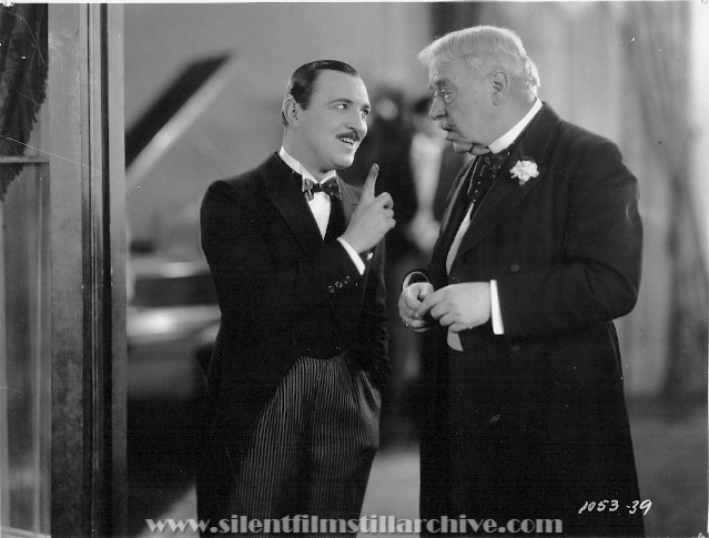 Raymond Griffith and Tom Guise in WEDDING BILL$ (1927)