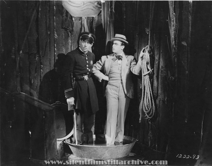 Noah Young and Harold Lloyd in WELCOME DANGER (1929)