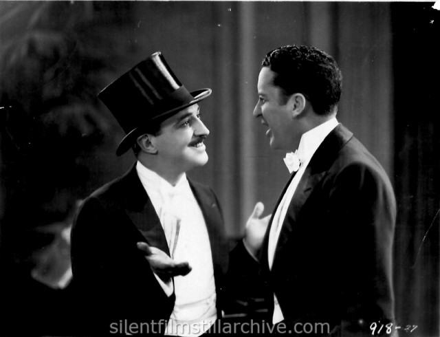 Raymond Griffith and Bryant Washburn in WET PAINT (1926)