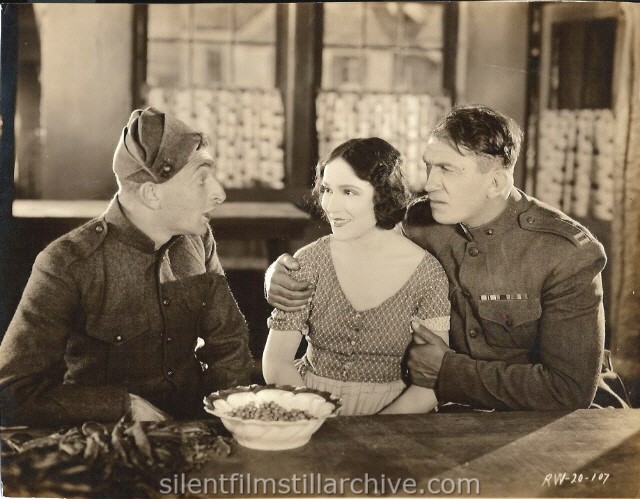 Dolores del Rio and Victor McLaglen in WHAT PRICE GLORY? (1926)