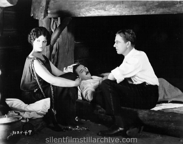 Priscilla Dean, Raymond Griffith, and Matt Moore in WHITE TIGER (1923)