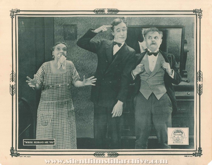 Lobby card for WHOSE HUSBAND ARE YOU? (1922) with Eddie Barry