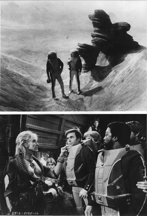 Ricardo Montalban, Paul Winfield, and Walter Koenig in STAR TREK II: THE WRATH OF KAHN (1982)