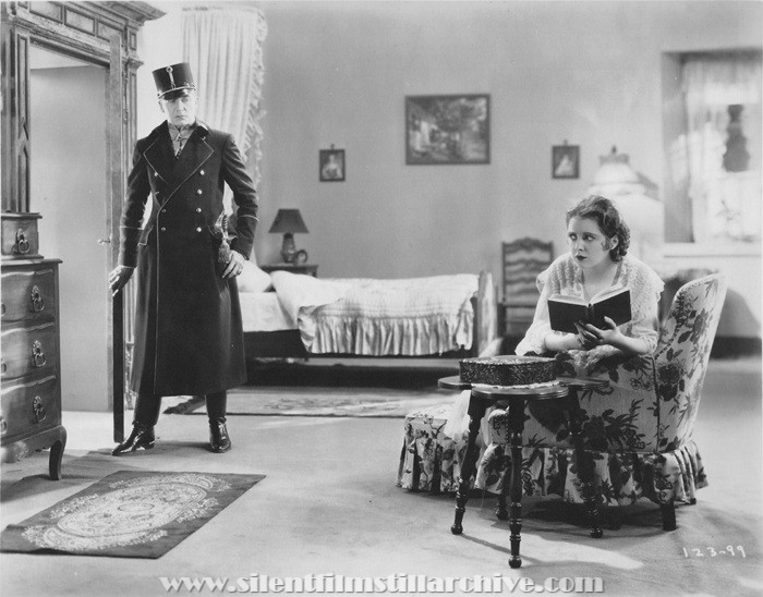 Clive Brook and Billie Dove in THE YELLOW LILY (1928)